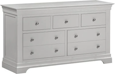 Bordeaux 3+2 Drawer Chest – Pebble Grey with Dovetail Jointed Drawers (PRE-ORDER FOR JULY) - Image 2