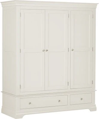 BORDEAUX 3 DOOR WARDROBE - IVORY - Image 2