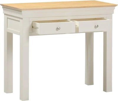 BORDEAUX CONSOLE TABLE - IVORY/OAK - Image 3