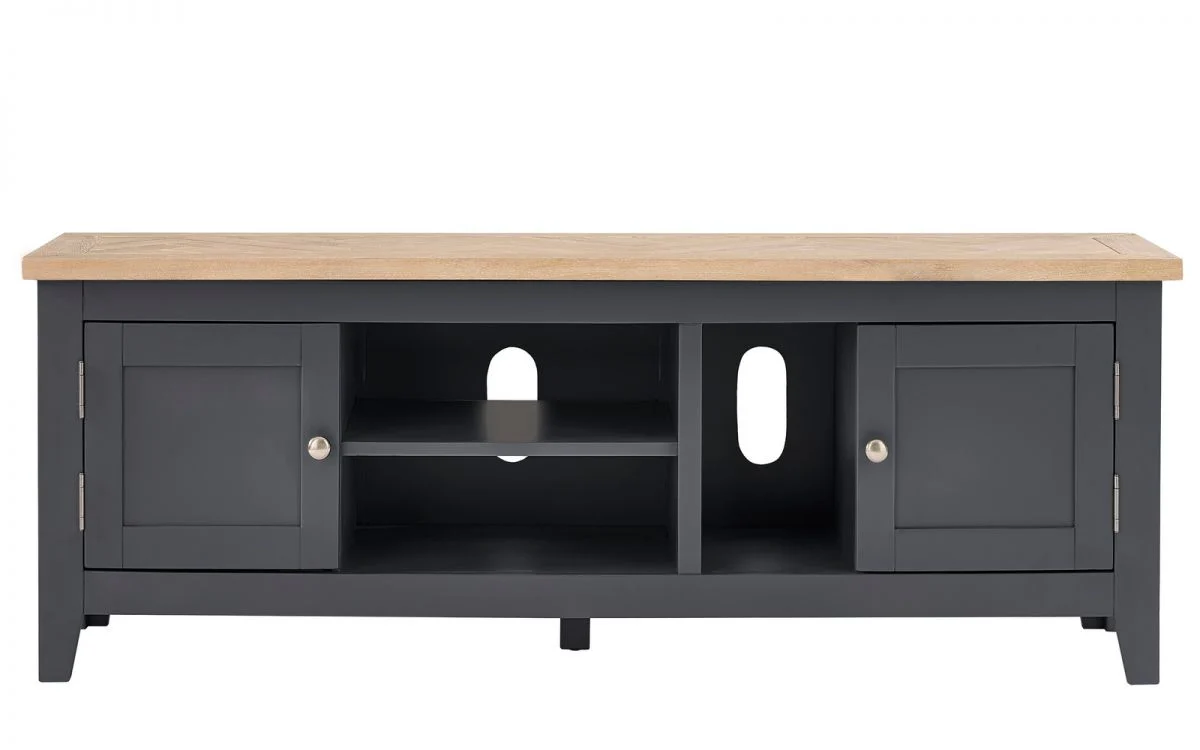 Bordeaux Tv Unit Dark Grey - Image 3