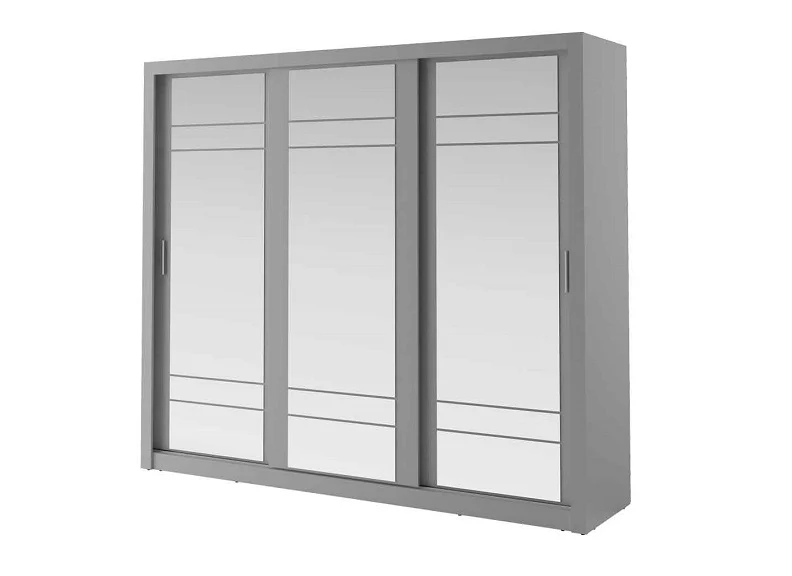 Boston 2.5 m Mirrored Sliderobes - Image 7