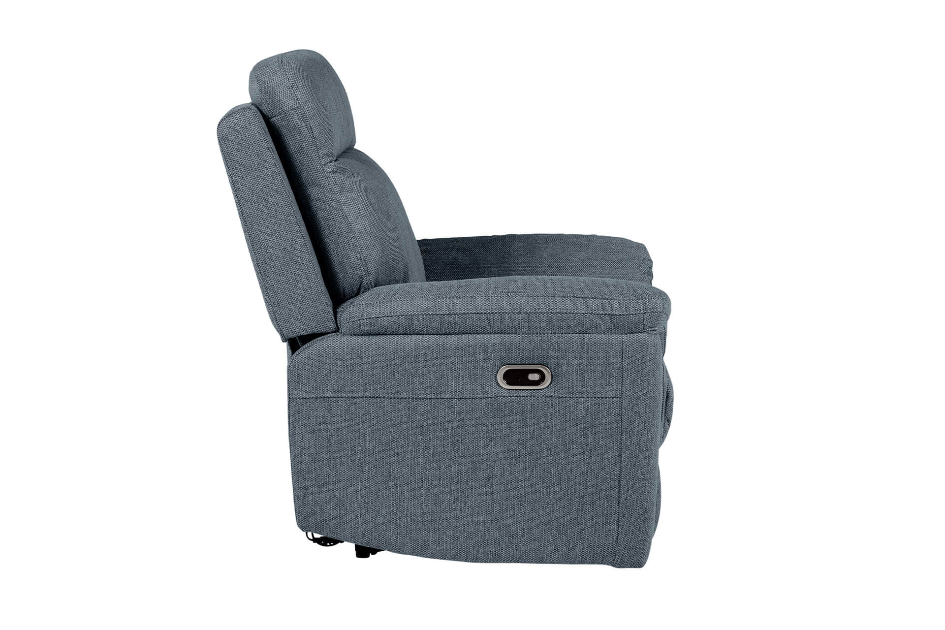 Bowie 1 Seater Electric Recliner – Grey with USB Ports - Image 3