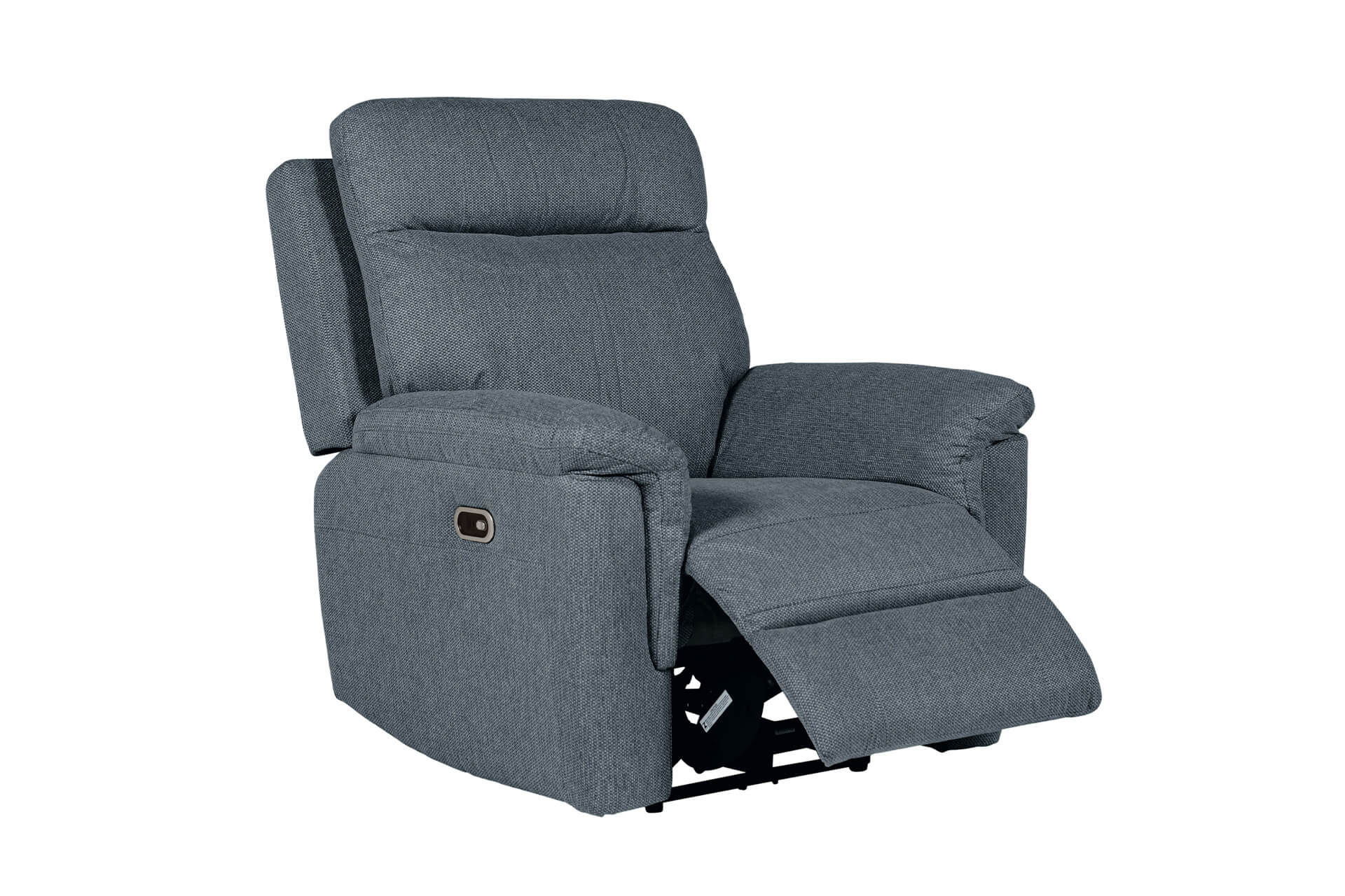 Bowie 1 Seater Electric Recliner – Grey with USB Ports - Image 6