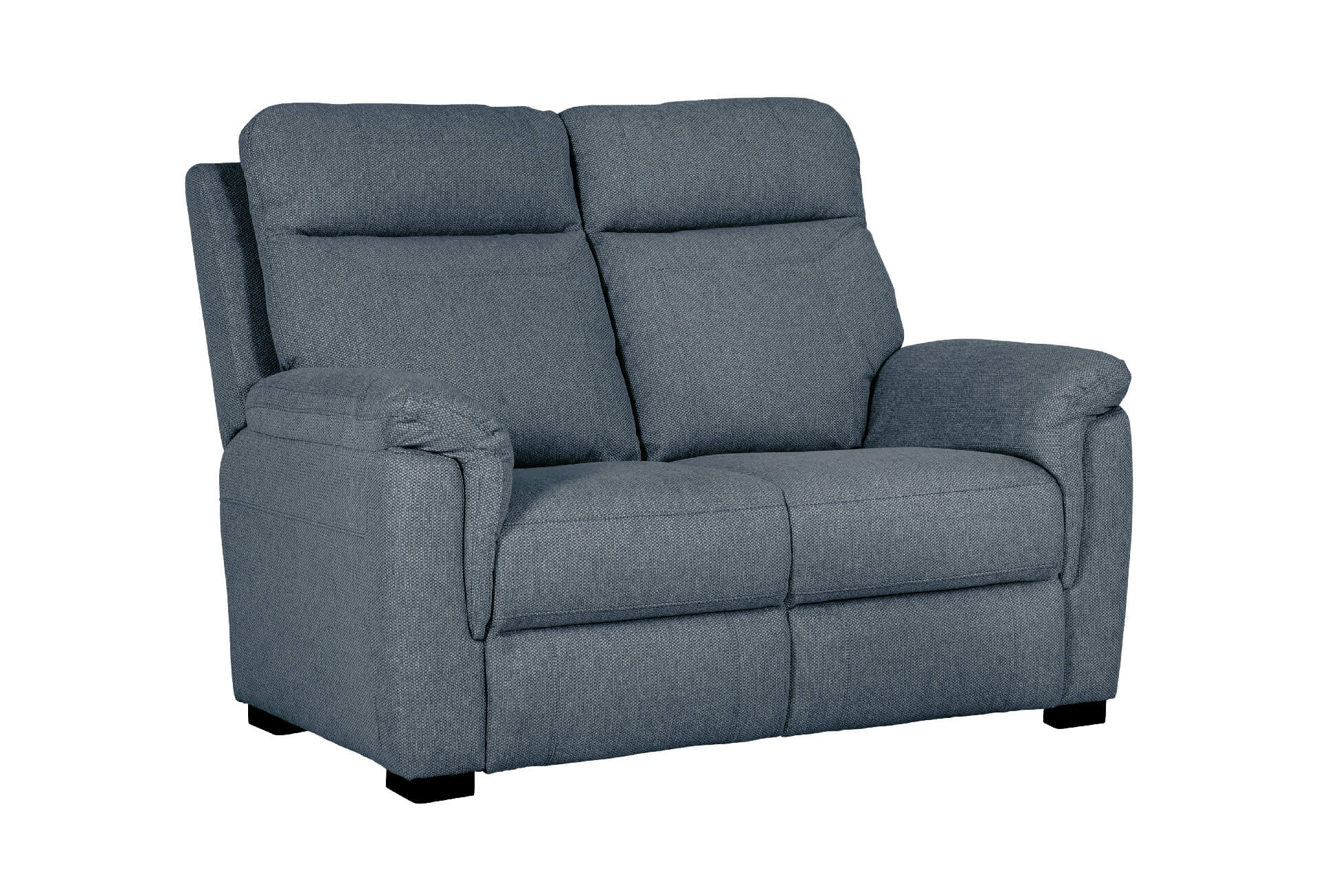 Bowie 2 Seater Sofa – Grey Fabric with Lumbar Support - Image 4