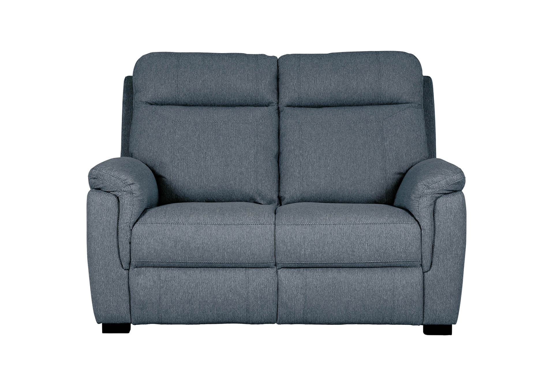 Bowie 2 Seater Sofa – Grey Fabric with Lumbar Support - Image 5