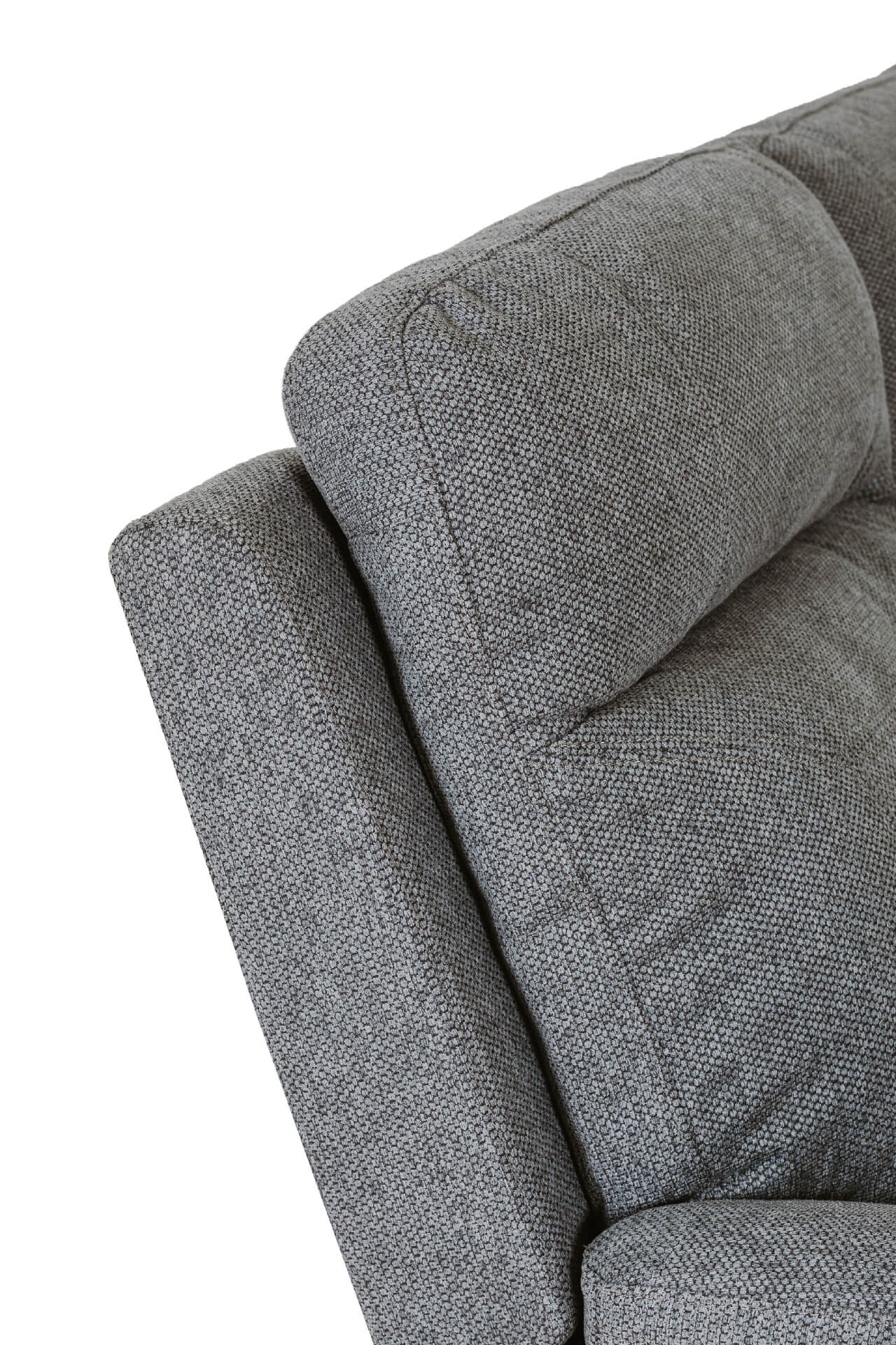 Bowie 3 Seater Electric Recliner – Grey with USB Ports - Image 4