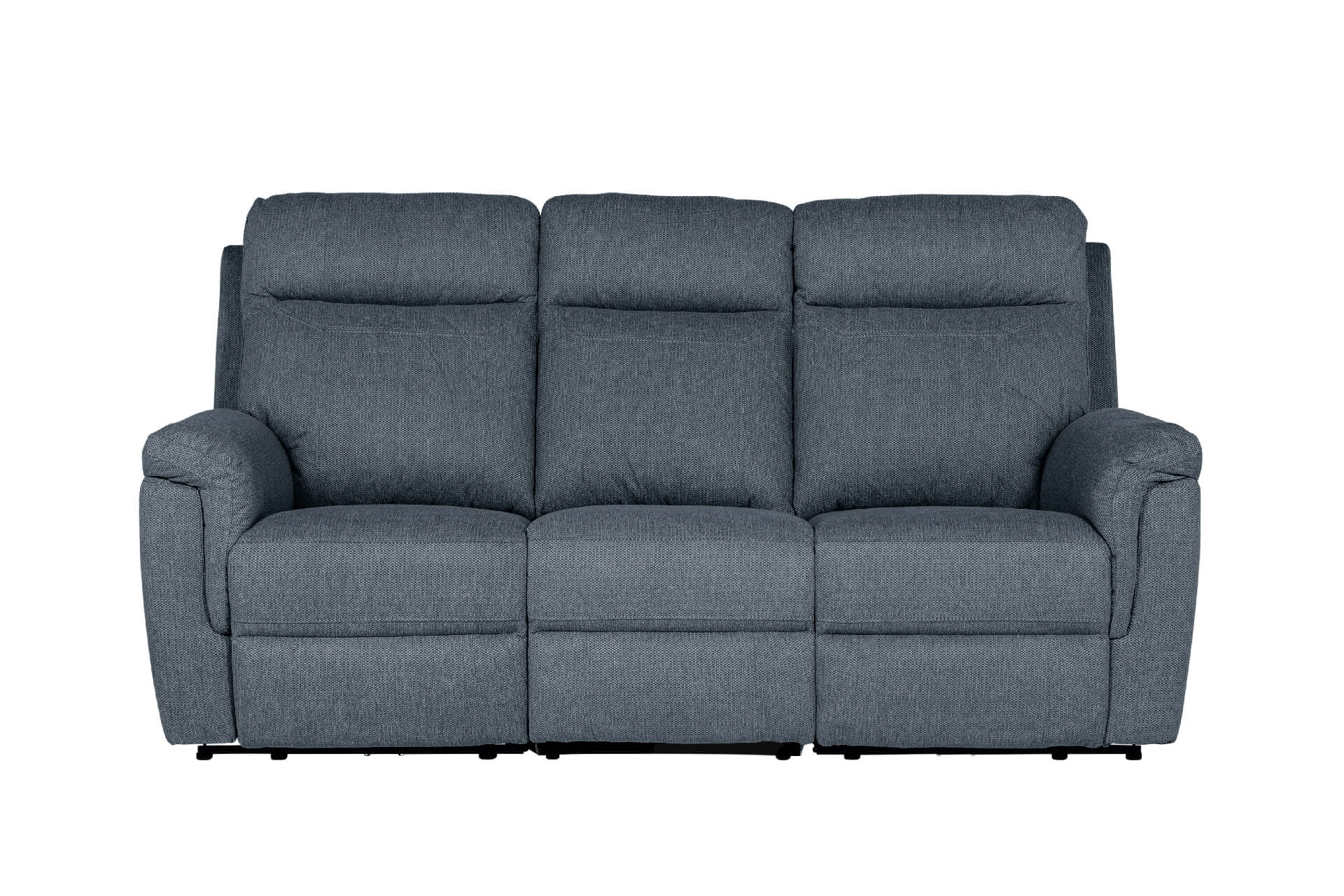 Bowie 3 Seater Electric Recliner – Grey with USB Ports - Image 8