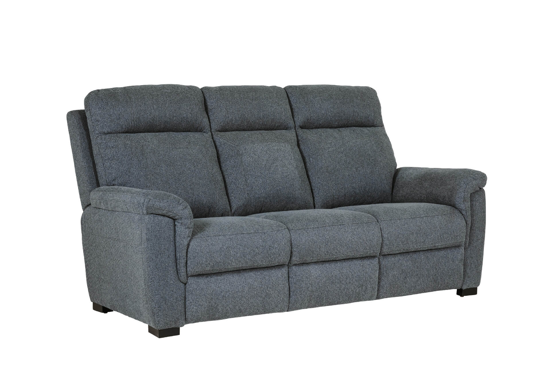 Bowie 3 Seater Sofa – Grey Fabric with Lumbar Support - Image 7