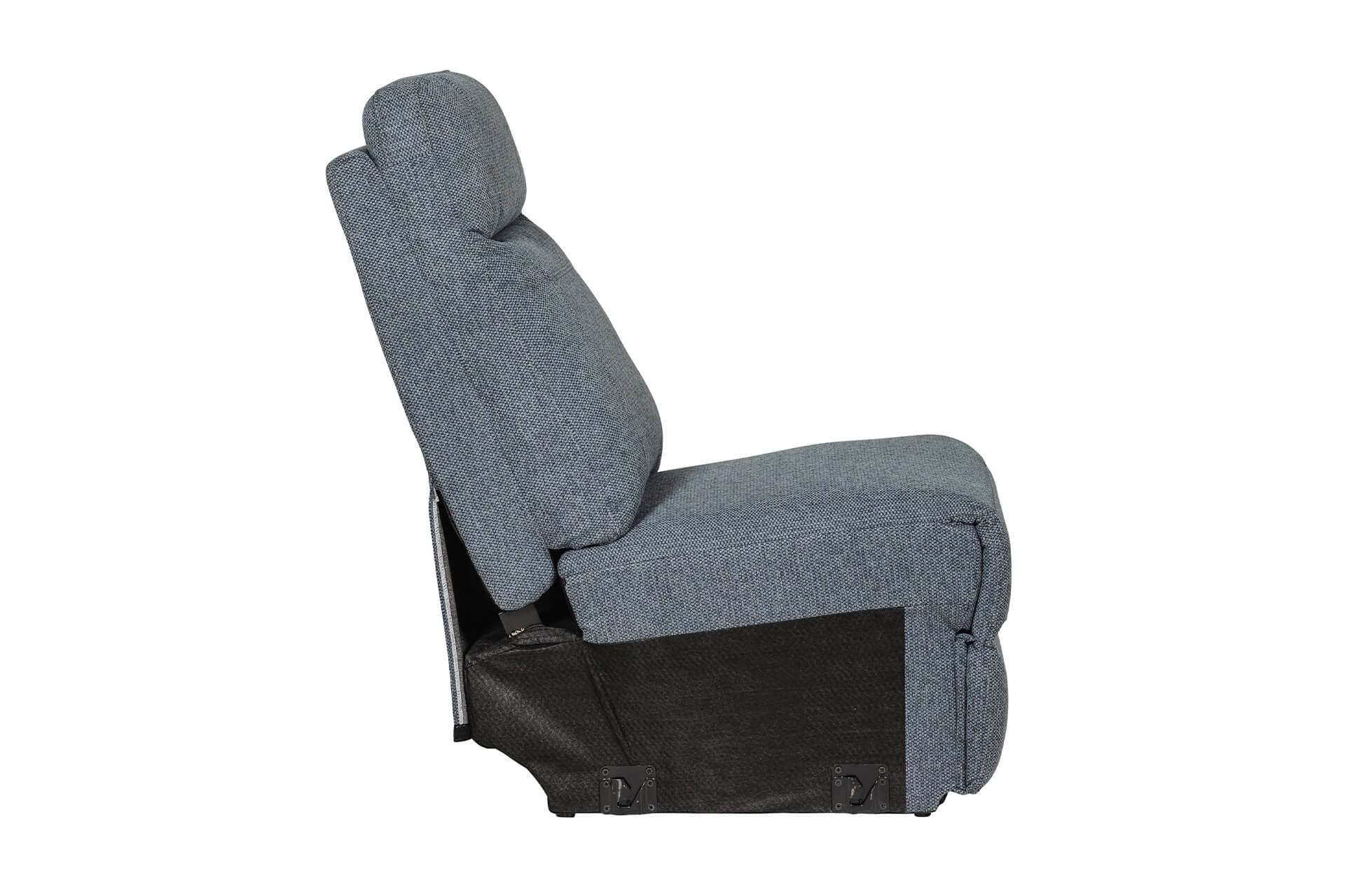 Bowie Armless Sectional – Grey Fabric with Enhanced Lumbar Support - Image 5