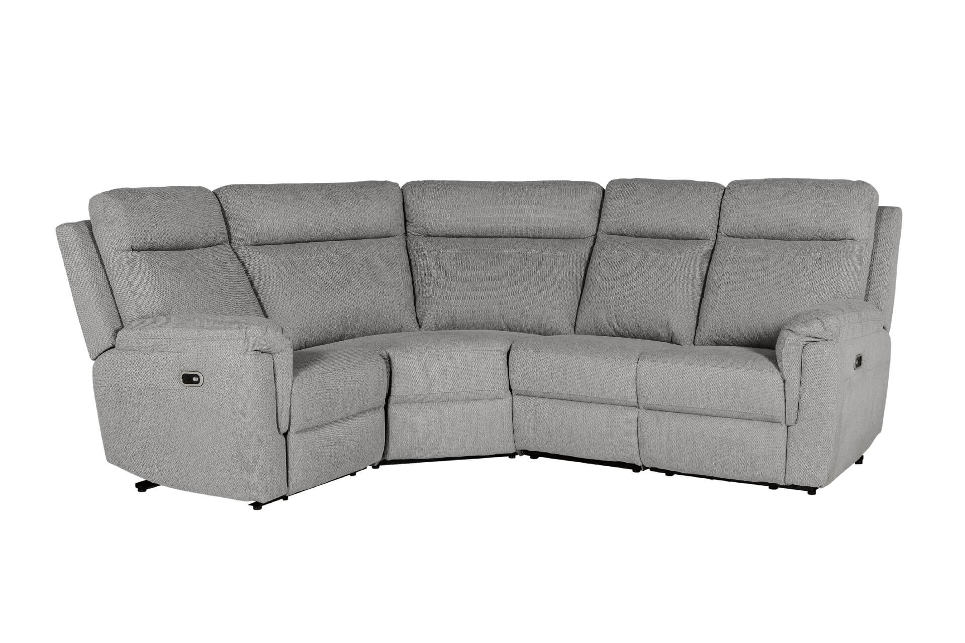 Bowie Corner Group Electric Recliner – Grey with USB Ports (4pcs) - Image 11