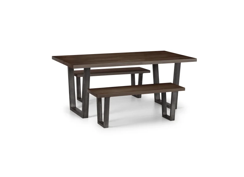 Brooklyn Dark Oak 1.8 m Fixed Dining Table - Image 5