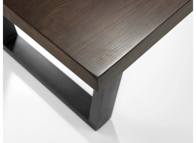 Brooklyn Dark Oak 1.8 m Fixed Dining Table - Image 7