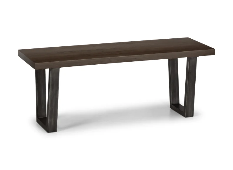 Brooklyn Dark Oak Dining Bench - Image 4