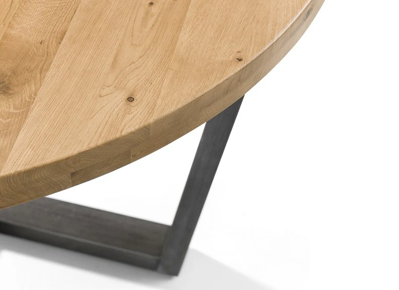 Brooklyn Oak Round Dining Table - Image 3