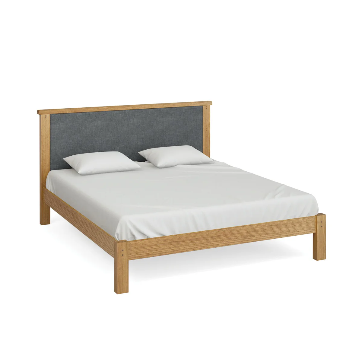 Burford 6' Upholstered Bed – Warm Waxed Finish - Image 2