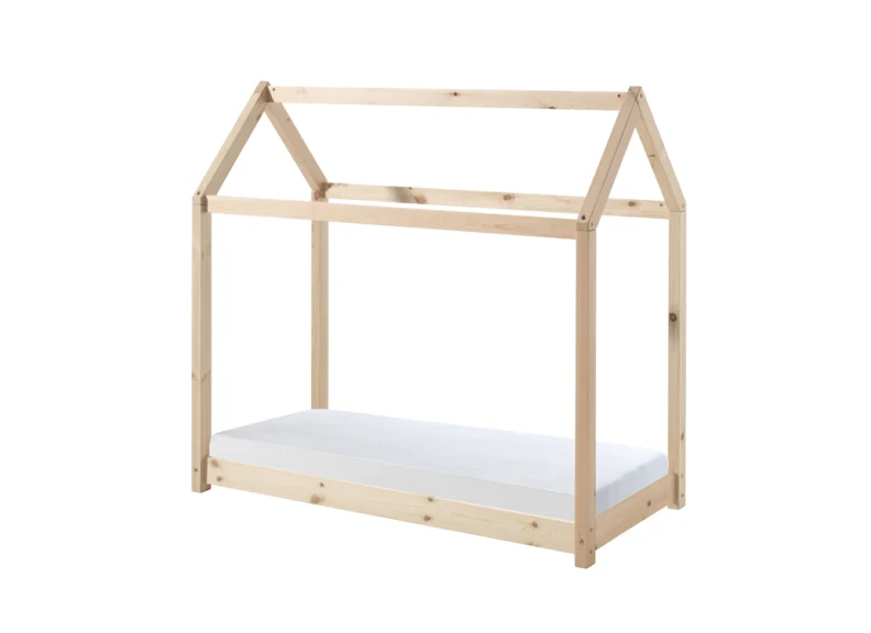 Cabane Children's Beds – Eco-Friendly House Design in Natural Pine 70x140 cm - Image 6