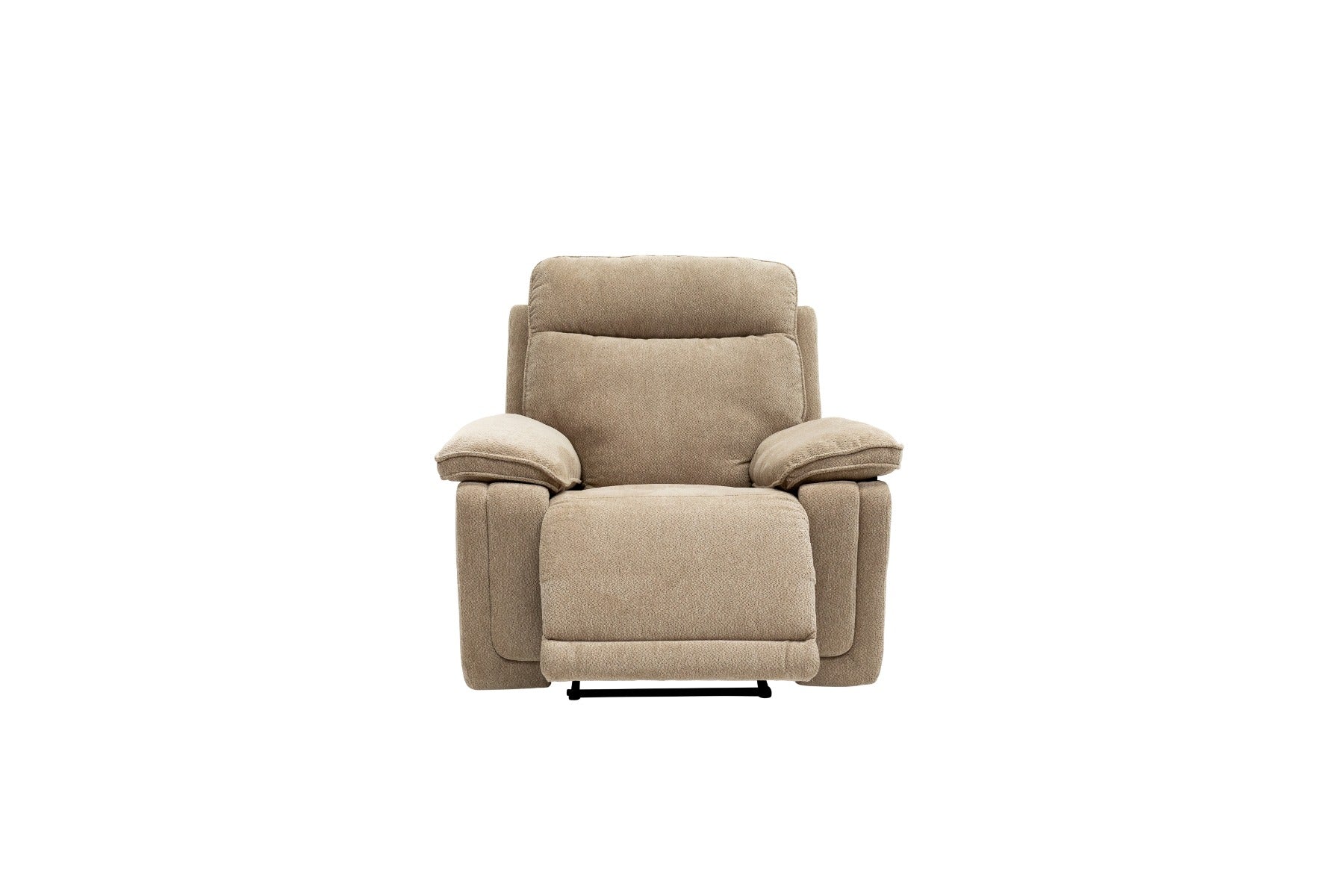 Cadenza Electric Recliner Armchair – Camel Fabric with USB Charging Ports - Image 2