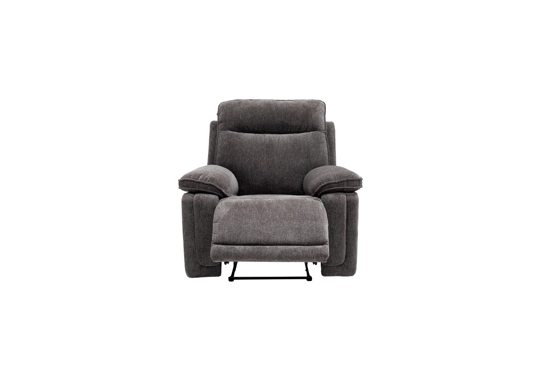 Cadenza Electric Recliner Armchair – Charcoal Fabric with USB Charging Ports - Image 2