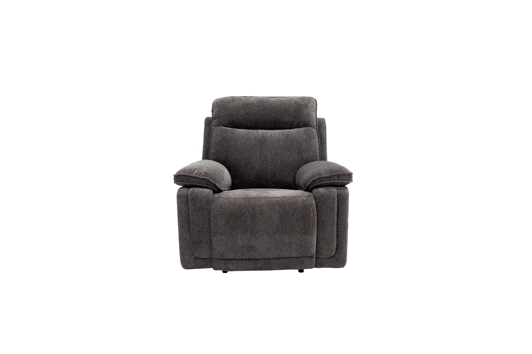 Cadenza Electric Recliner Armchair – Charcoal Fabric with USB Charging Ports - Image 3