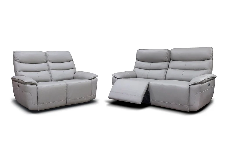 Cadiz Grey Reclining Armchair W/Optional Power