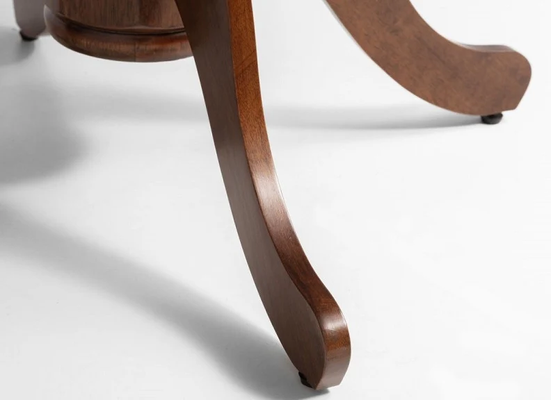 Canterbury Mahogany Oval Extending Dining Table – Seats 6 with Butterfly Extension - Image 6