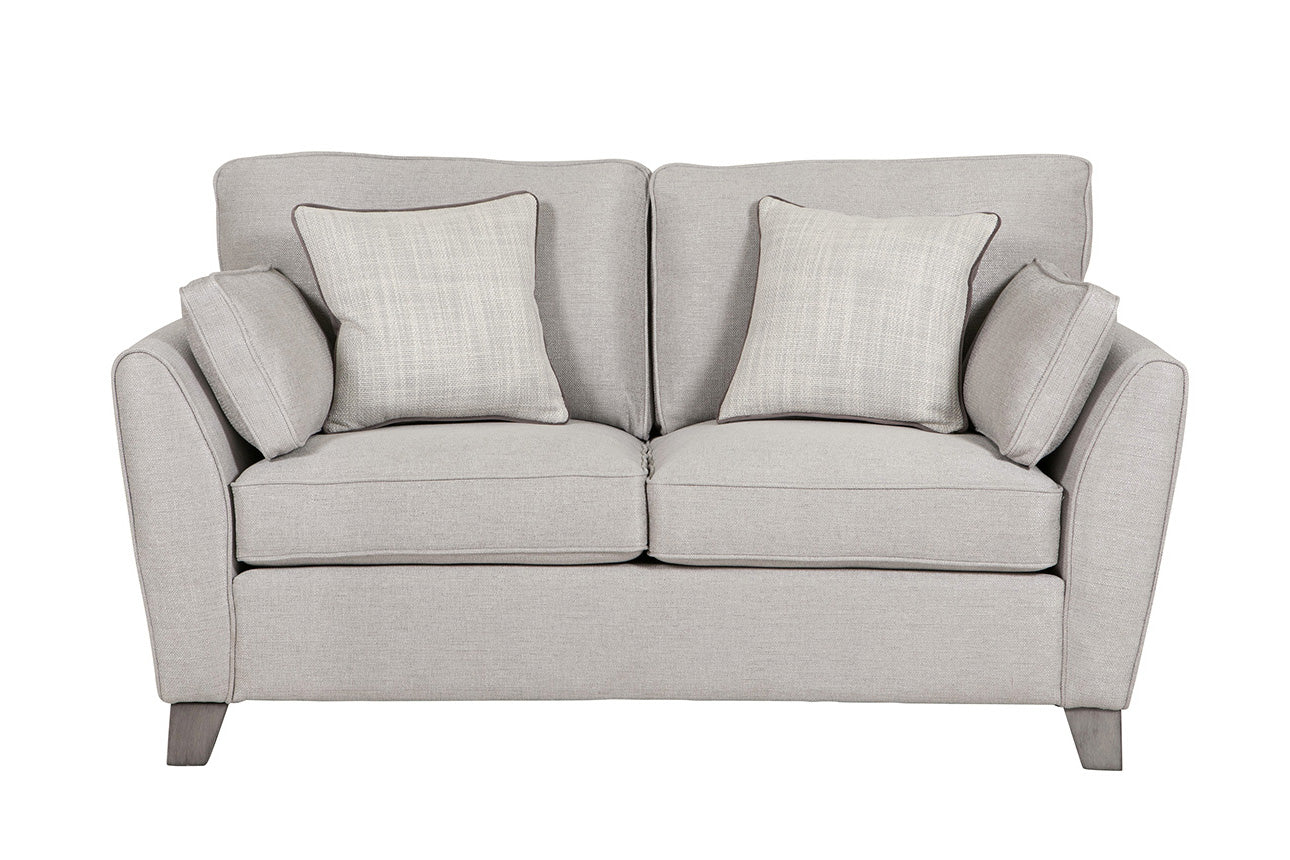 Cantrell 2 Seater Sofa – Light Grey with Pocket Spring Seats - Image 3