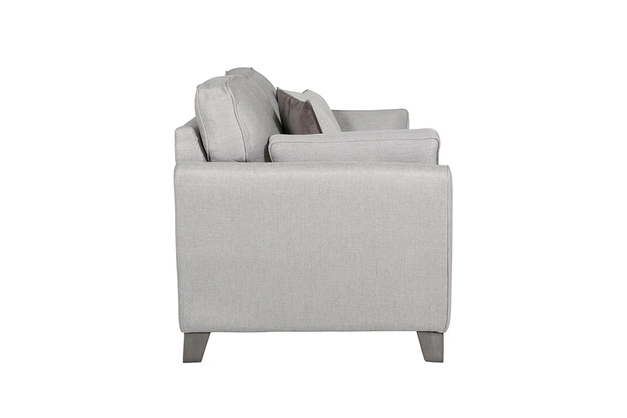 Cantrell 2 Seater Sofa – Light Grey with Pocket Spring Seats - Image 5