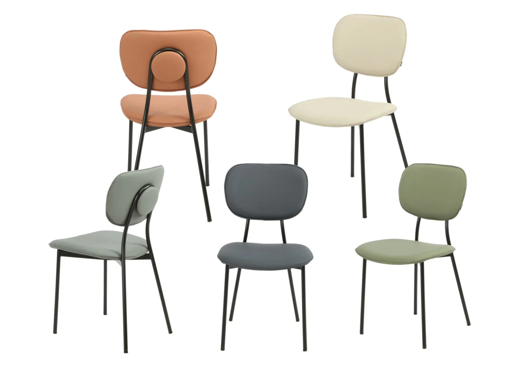 Capri Dining Chair Taupe - Image 3
