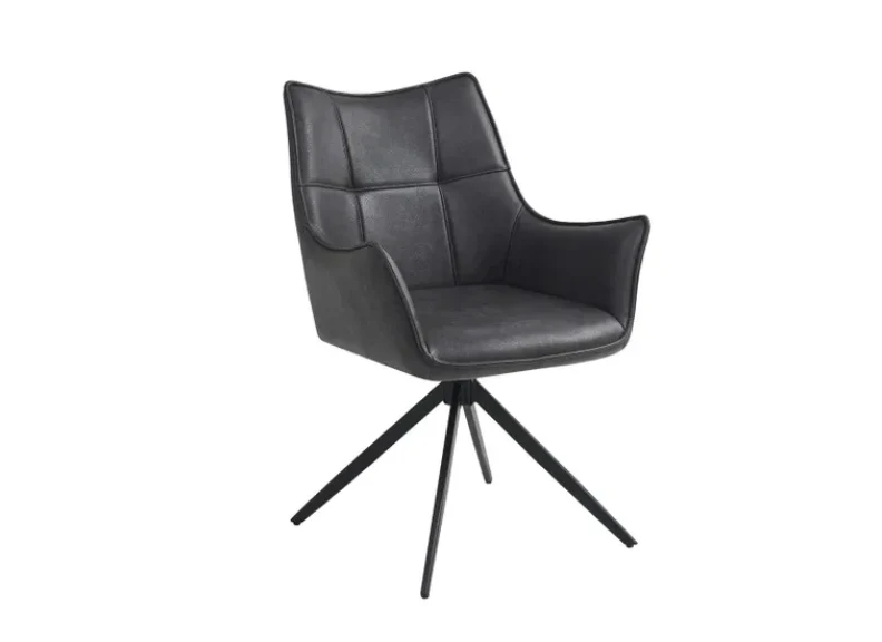 Carson Dining Table & Vito PU Chairs - Image 6