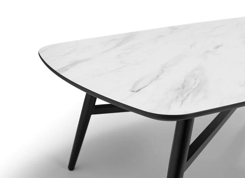 Elegant Caruso Marble Effect Coffee Table - Image 4