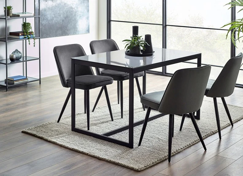 Chicago Glass Table W/Burgess Chairs - Image 10
