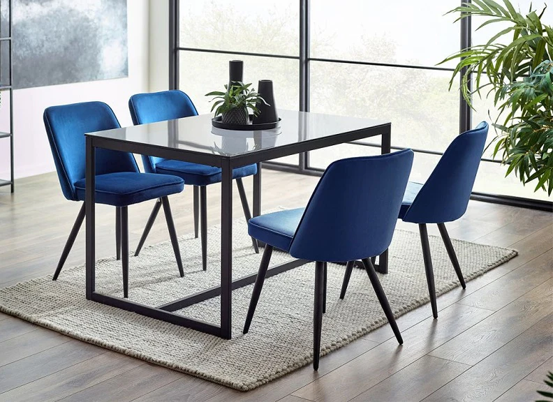 Chicago Glass Table W/Burgess Chairs - Image 11