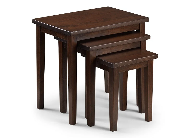 Cleo Table Nests – Solid Rubberwood Design with Three Tables (JBN) - Image 16