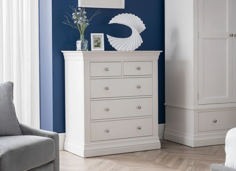 Clermont White 3+2 Chest - Image 2