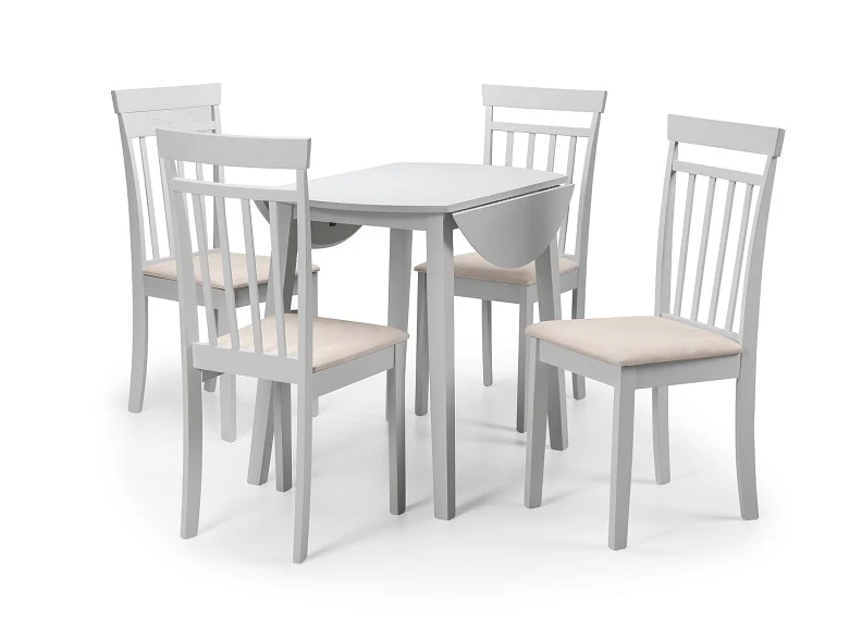 Coast Grey Round Drop Leaf Dining Sets - Image 6