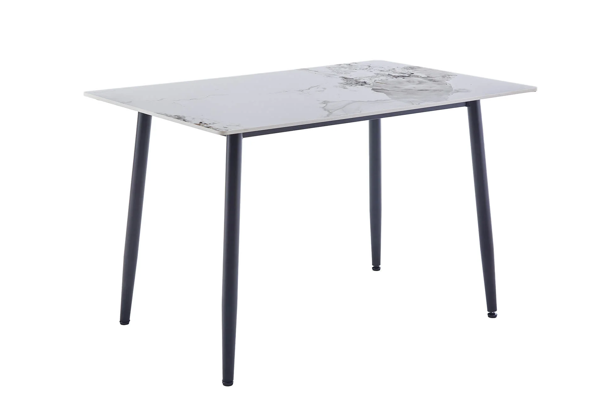 Cody Dining Table Rectangle 120cm – Cream Sintered Stone Top - Image 4
