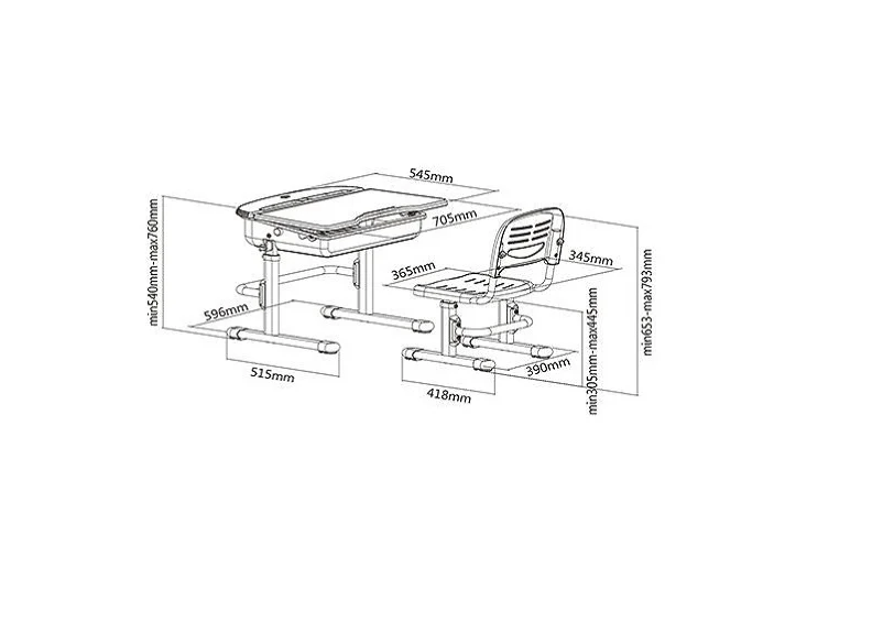 Comfortline 301 Children's Desk & Chair - Image 6