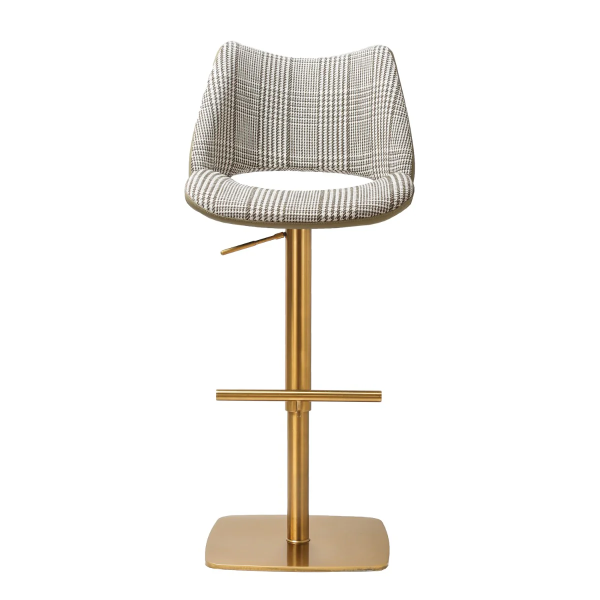 Contour Barstool Gold Olive Fusion