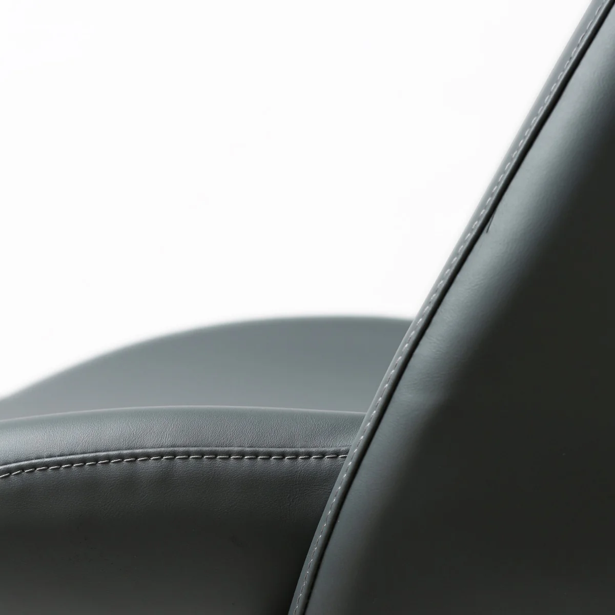 Contour Barstool – Slate Grey PU with Gas-Lift Adjustment - Image 3