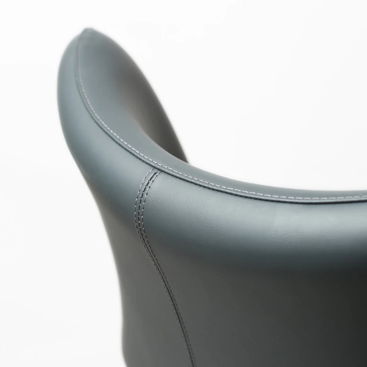 Contour Barstool – Slate Grey PU with Gas-Lift Adjustment - Image 4