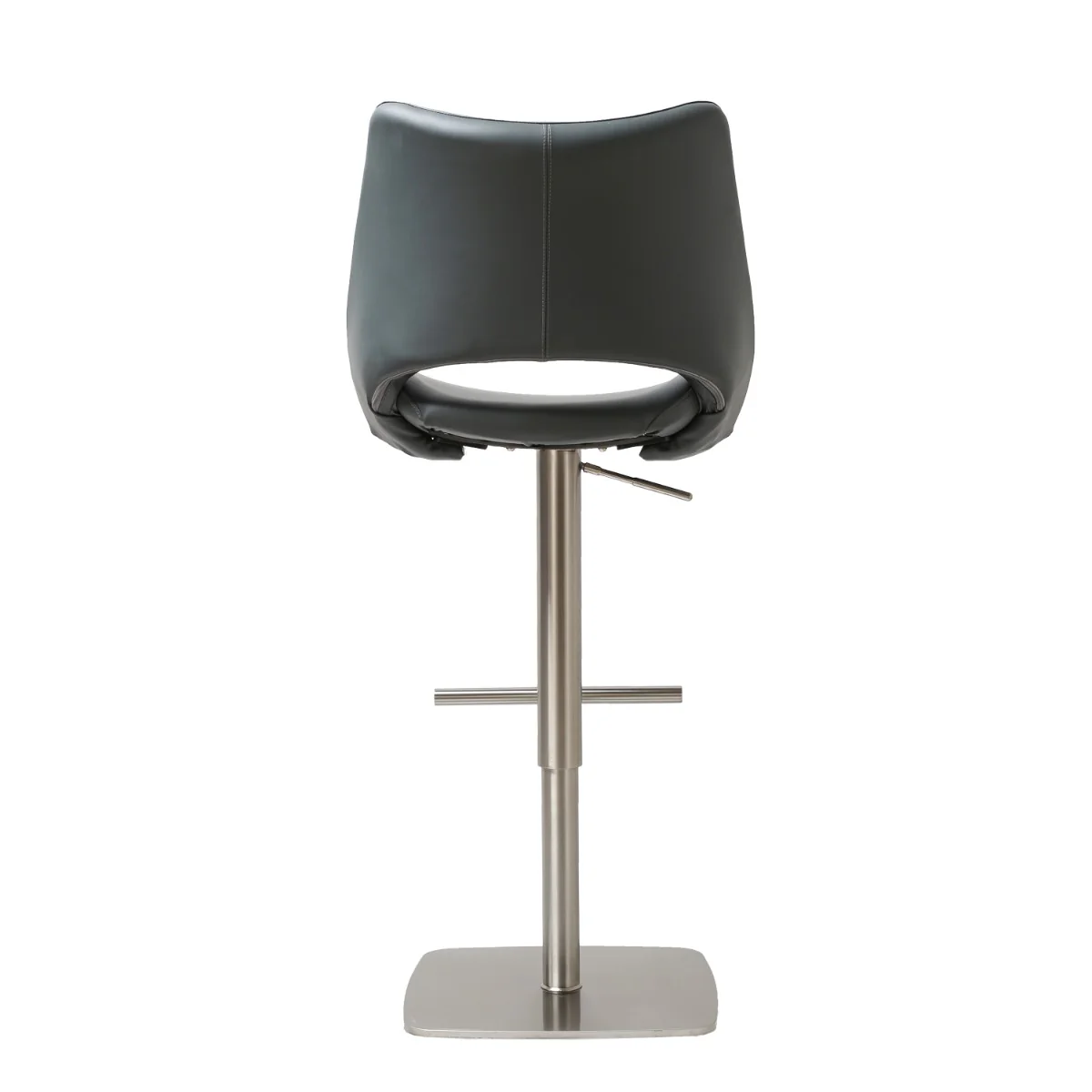 Contour Barstool – Slate Grey PU with Gas-Lift Adjustment - Image 6