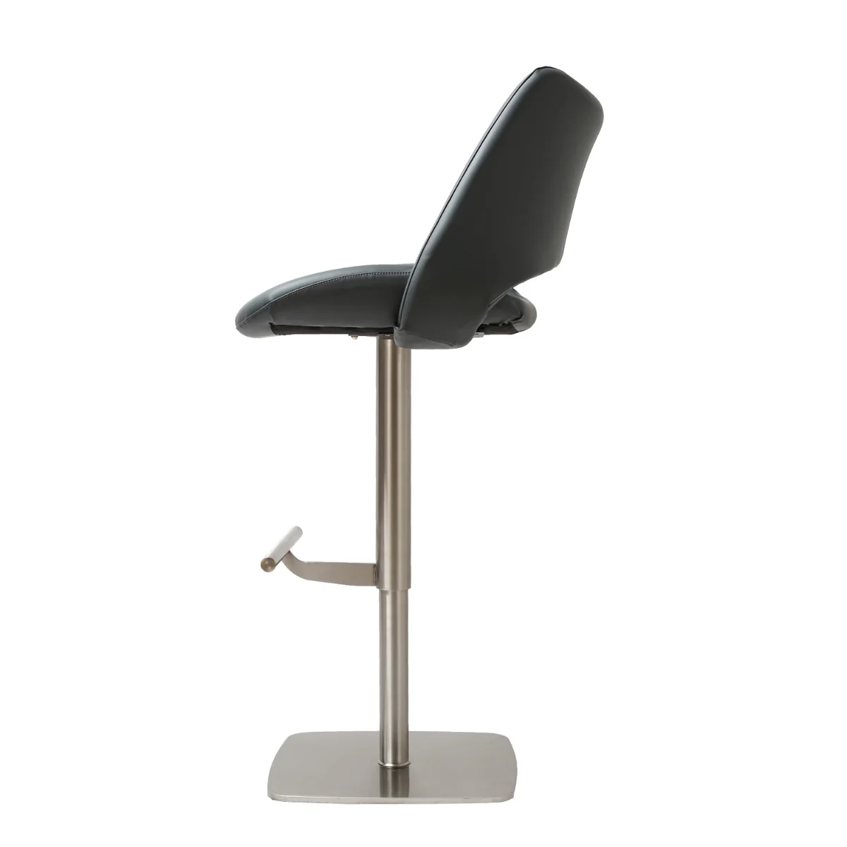 Contour Barstool – Slate Grey PU with Gas-Lift Adjustment - Image 8
