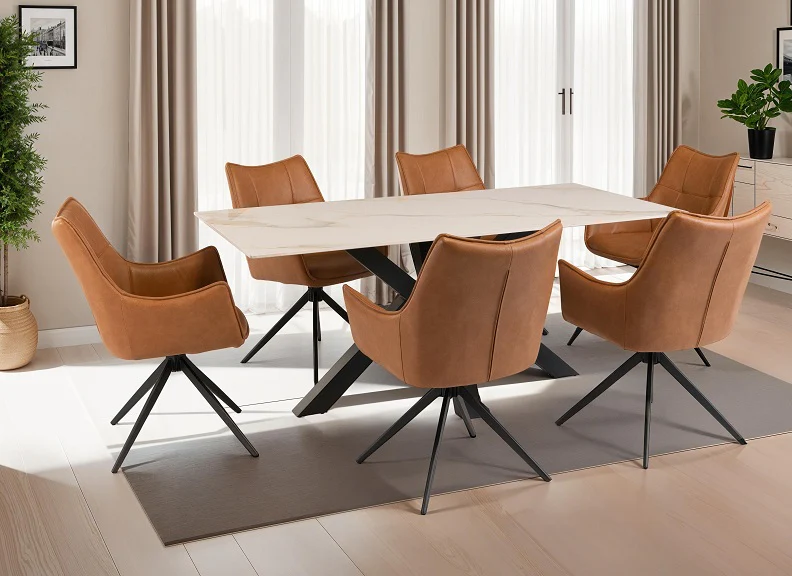 Cora Kass White Dining Table