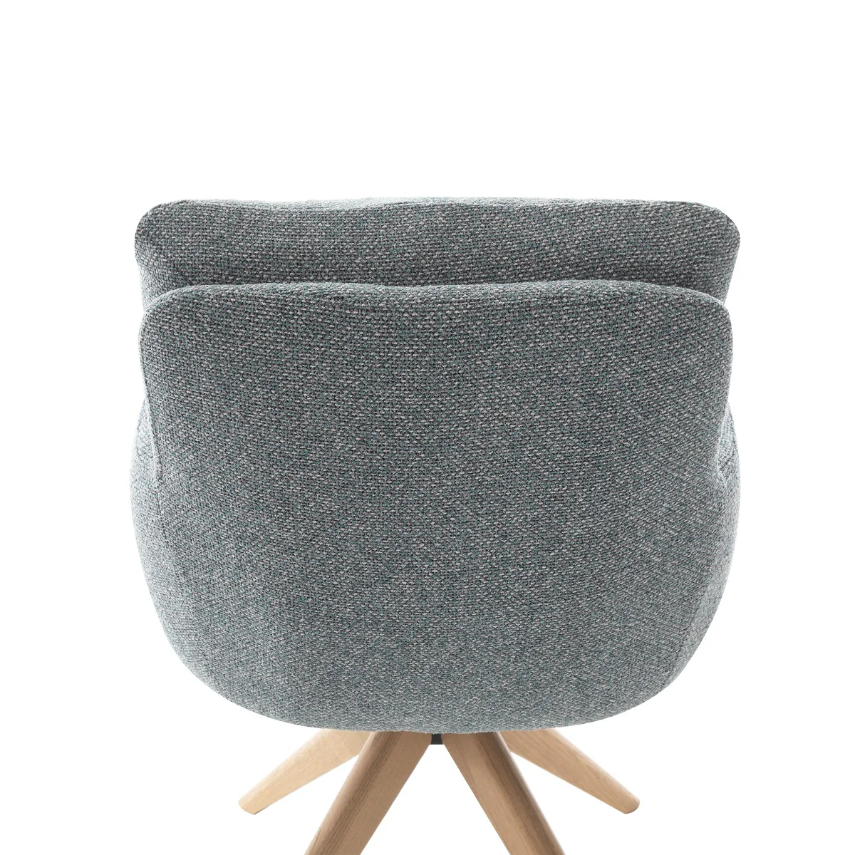 Cotswold Fabric Dining Chair – Storm Teal with Auto-Swivel Seat - Image 4