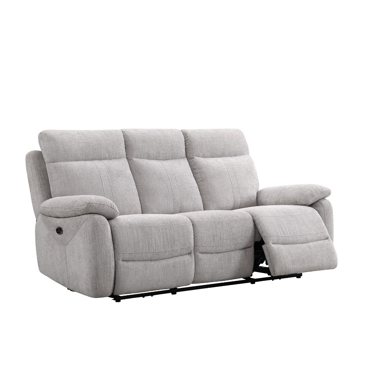 Covington 3+1+1 Suite – Cement Fabric with USB Socket (Electric) - Image 6
