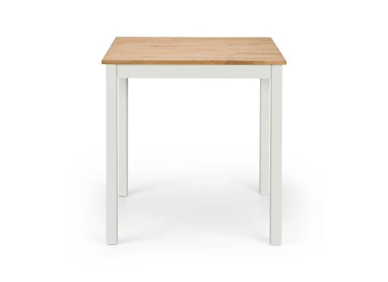 Coxmoor Compact Square Dining Set – Ivory with Oiled Oak Top - Image 7