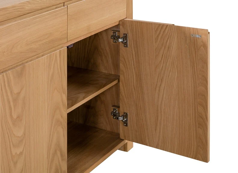 Elegant Curve Oak Sideboard for Stylish Storage - Image 5