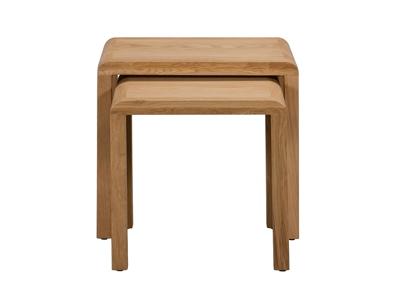 Curve Oak Table Nest - Image 3