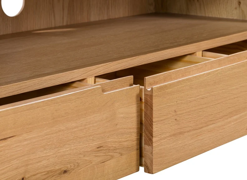 Curve Oak TV Unit - Image 3