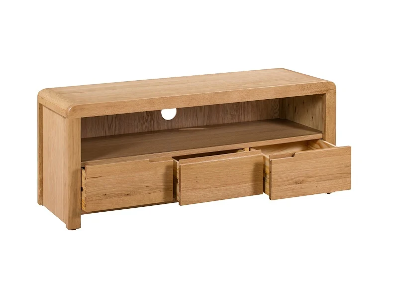 Curve Oak TV Unit - Image 4